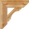 Ekena Millwork Olympic Slat Rough Sawn Bracket, Western Red Cedar, 4"W x 16"D x 16"H BKT04X16X16OLY06RWR - alternate 4
